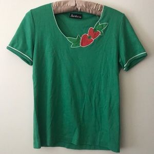 Vintage Jordana Strawberry Top 🍓